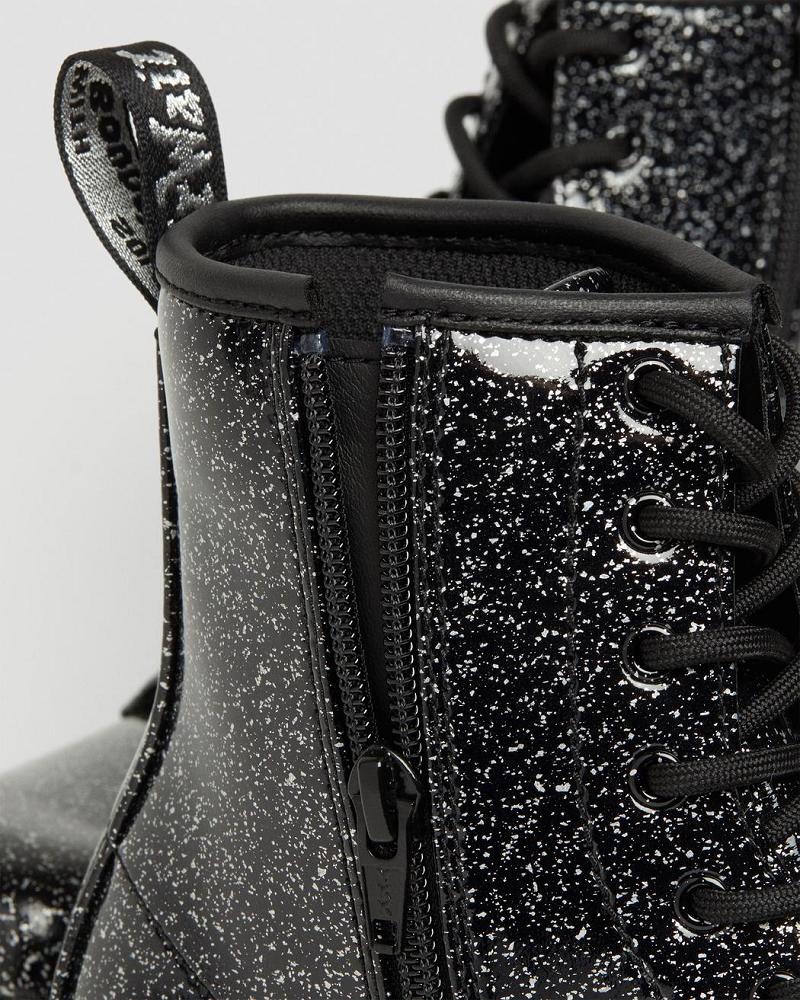 Dr Martens Youth 1460 Glitter Snørestøvletter Barn Svarte | Norge 118NWY